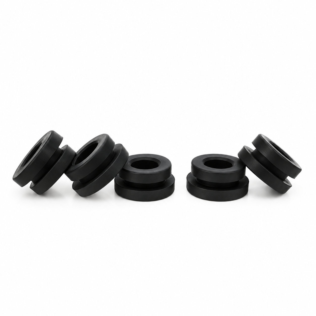 Hole plug rubber grommets for fire wall