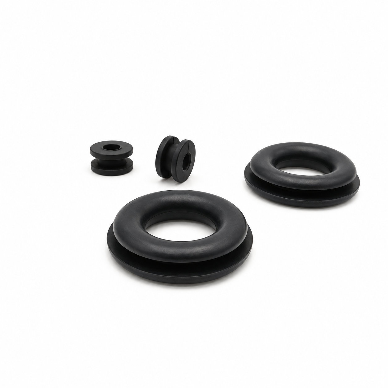 Molded tapered rubber grommets silicone cable grommet