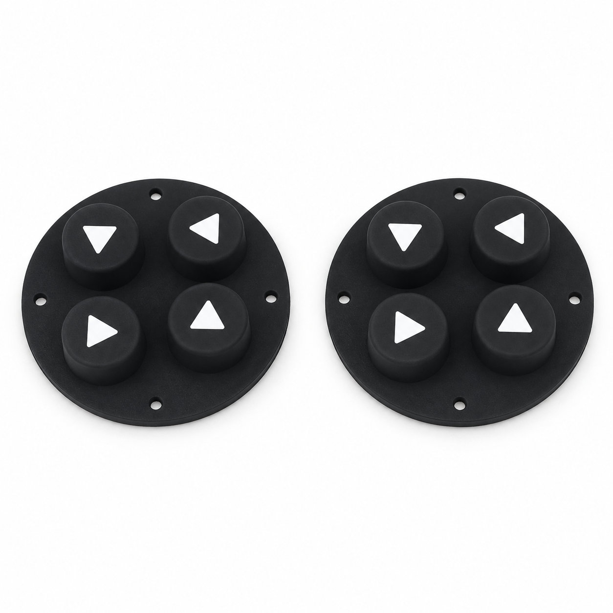 Electronic silicone rubber buttons conductive keypads