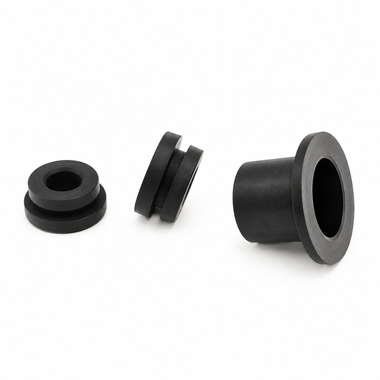 Rubber round shape office computer desk grommet