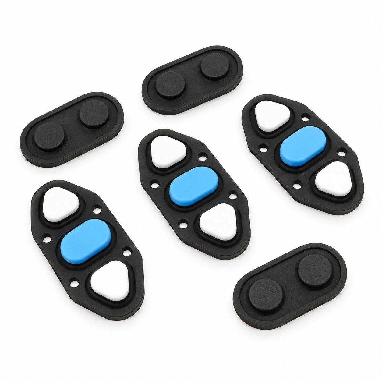 waterproof rubber membrane keypads/silicone single buttons
