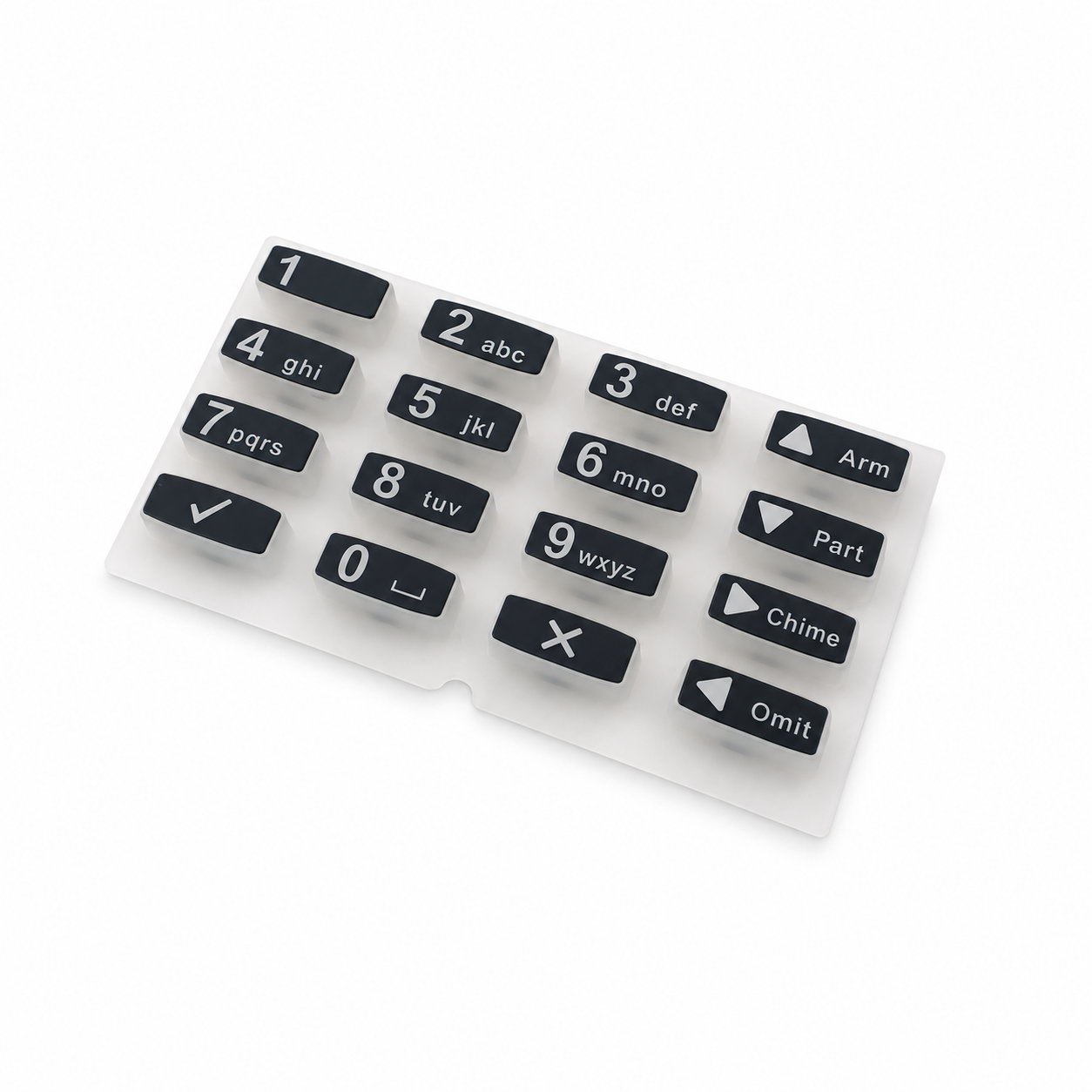 electric numeric keypad, custom waterproof membrane keypad