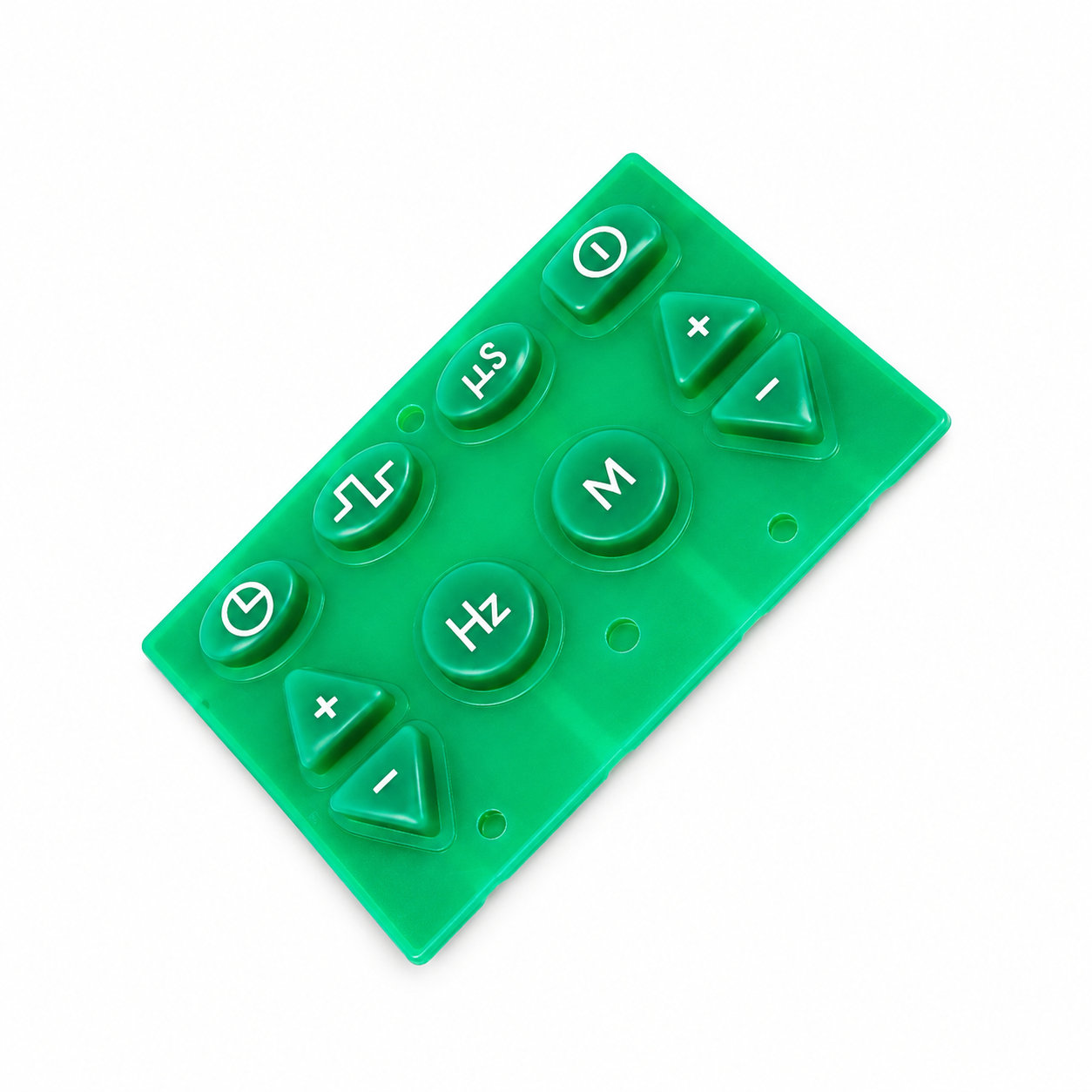 Heat-resistant soft silicone keypads/rubber prototype buttons