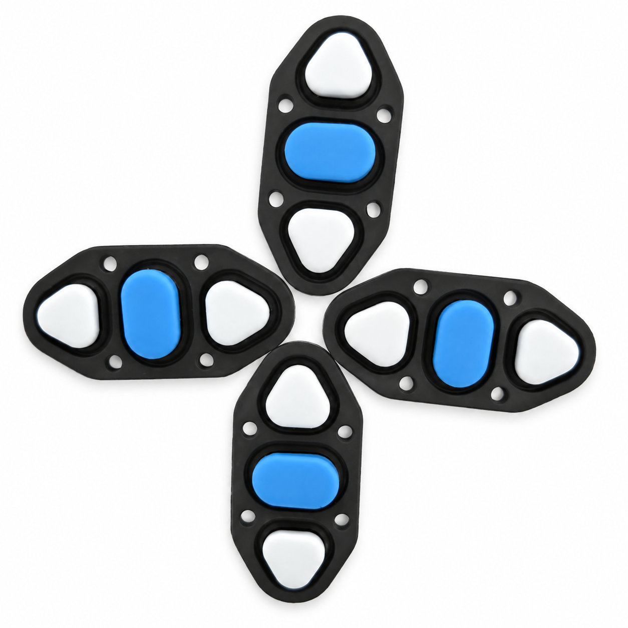 Custom silicone rubber prototype key buttons/keypads for equipment