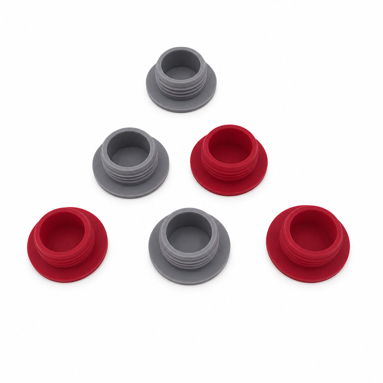threaded rubber seal plug waterproof silicone caps