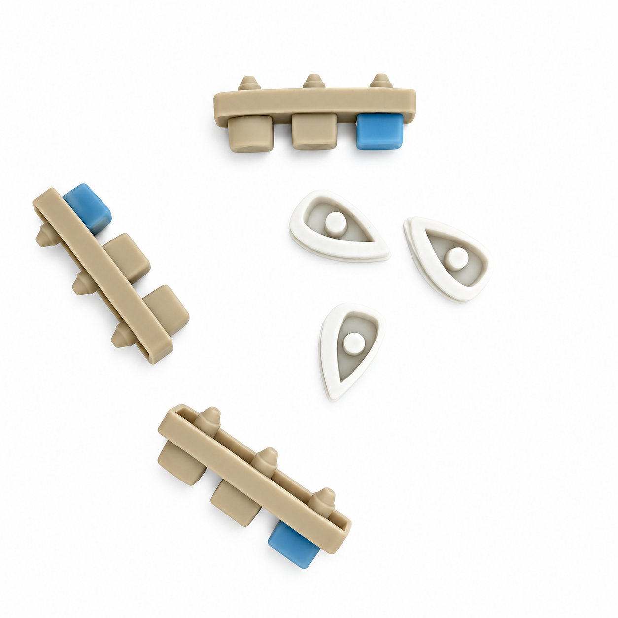 Special-shape silicone push buttons/small rubber key buttons