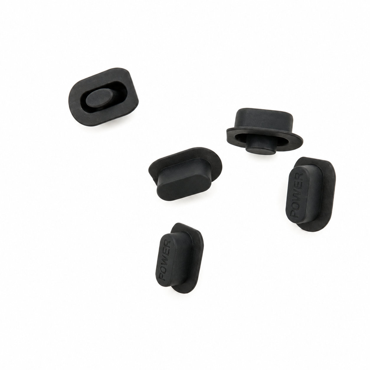 compressing molded mini rubber silicone keystroke and buttons