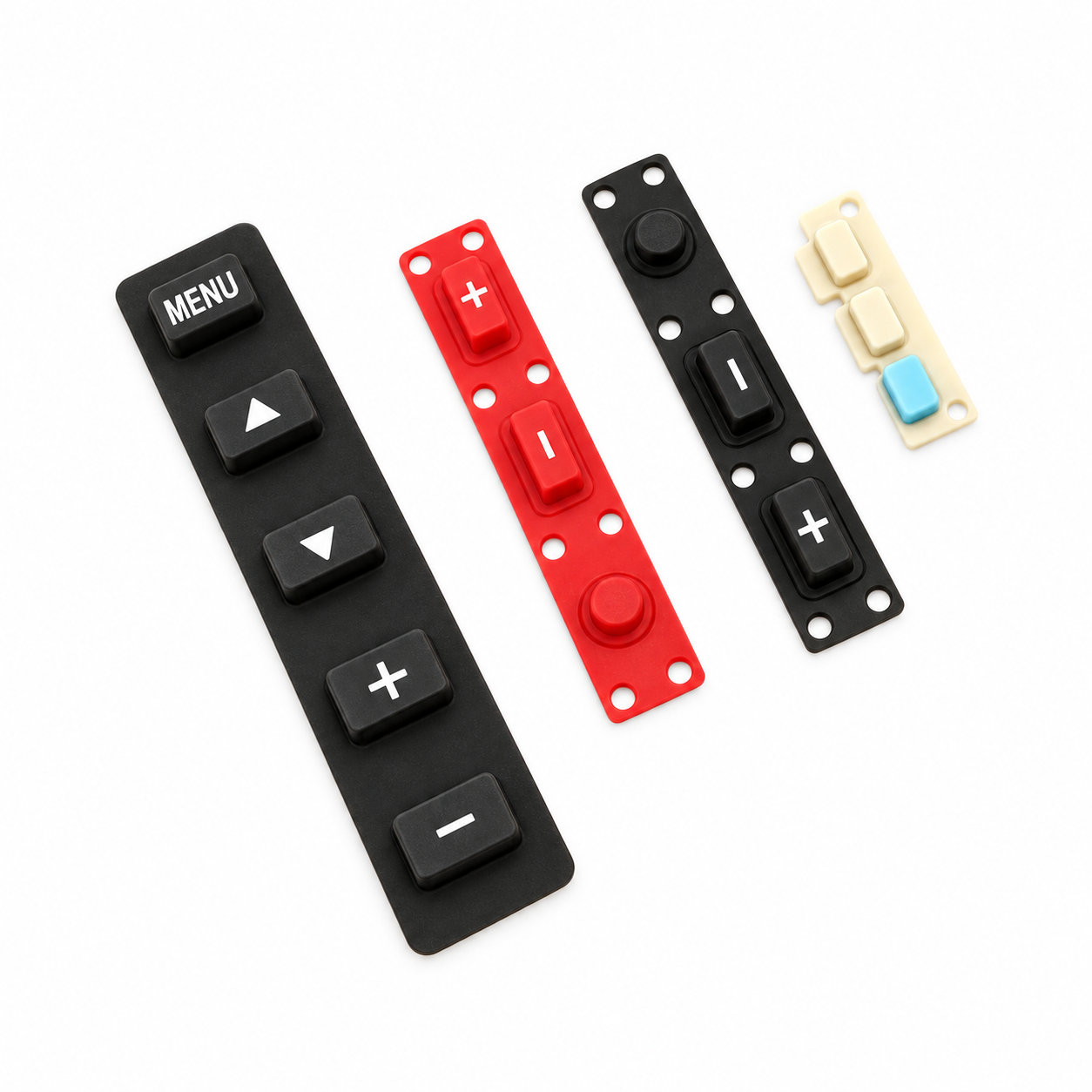 compressed mold rubber silicone keystroke and switch buttons