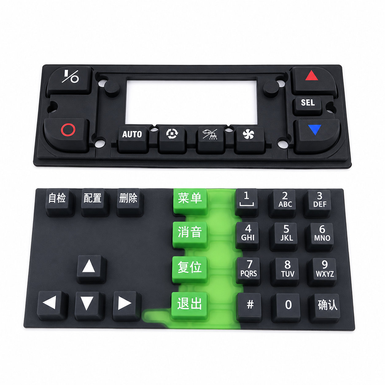 Equipment Silicone Keypad, Elastomer Rubber Button Keypad