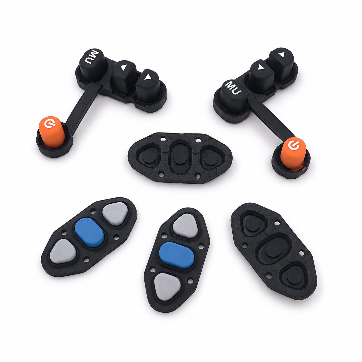 electric silicone keypad, rubber elastomer keypad