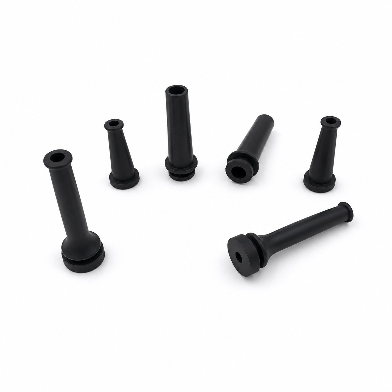 Rubber hose flexible sleeve custom wire grommet