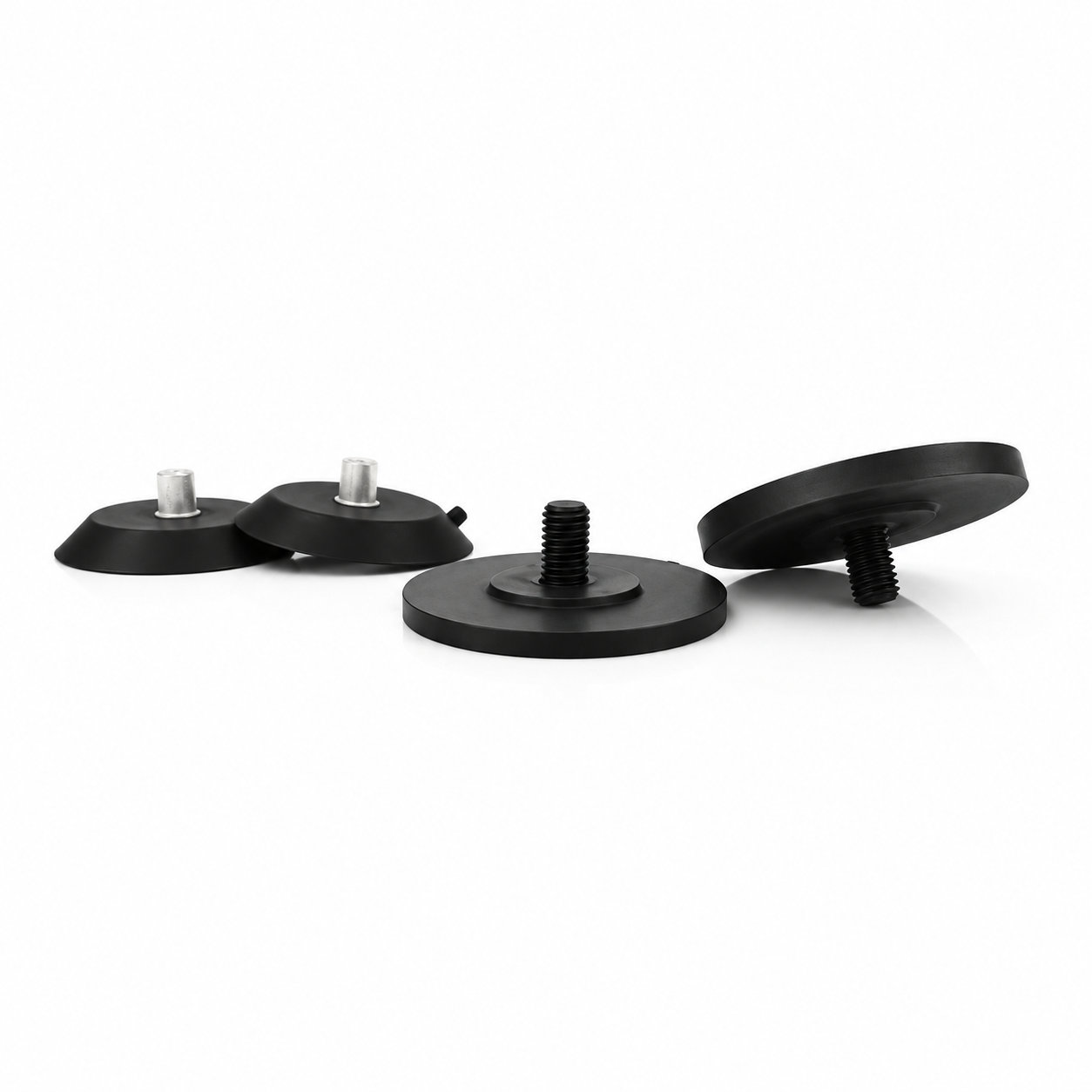 Heavy duty nitrile rubber screw threaded suction cups