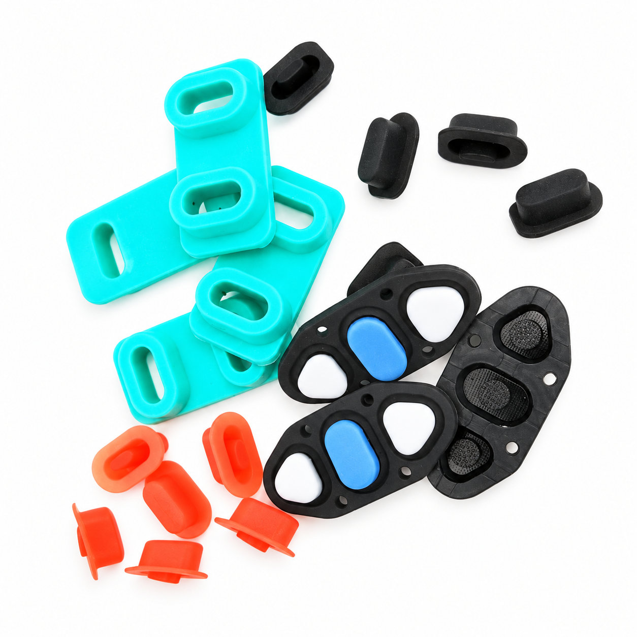 conductive silicone prototype keypads/elastic key buttons