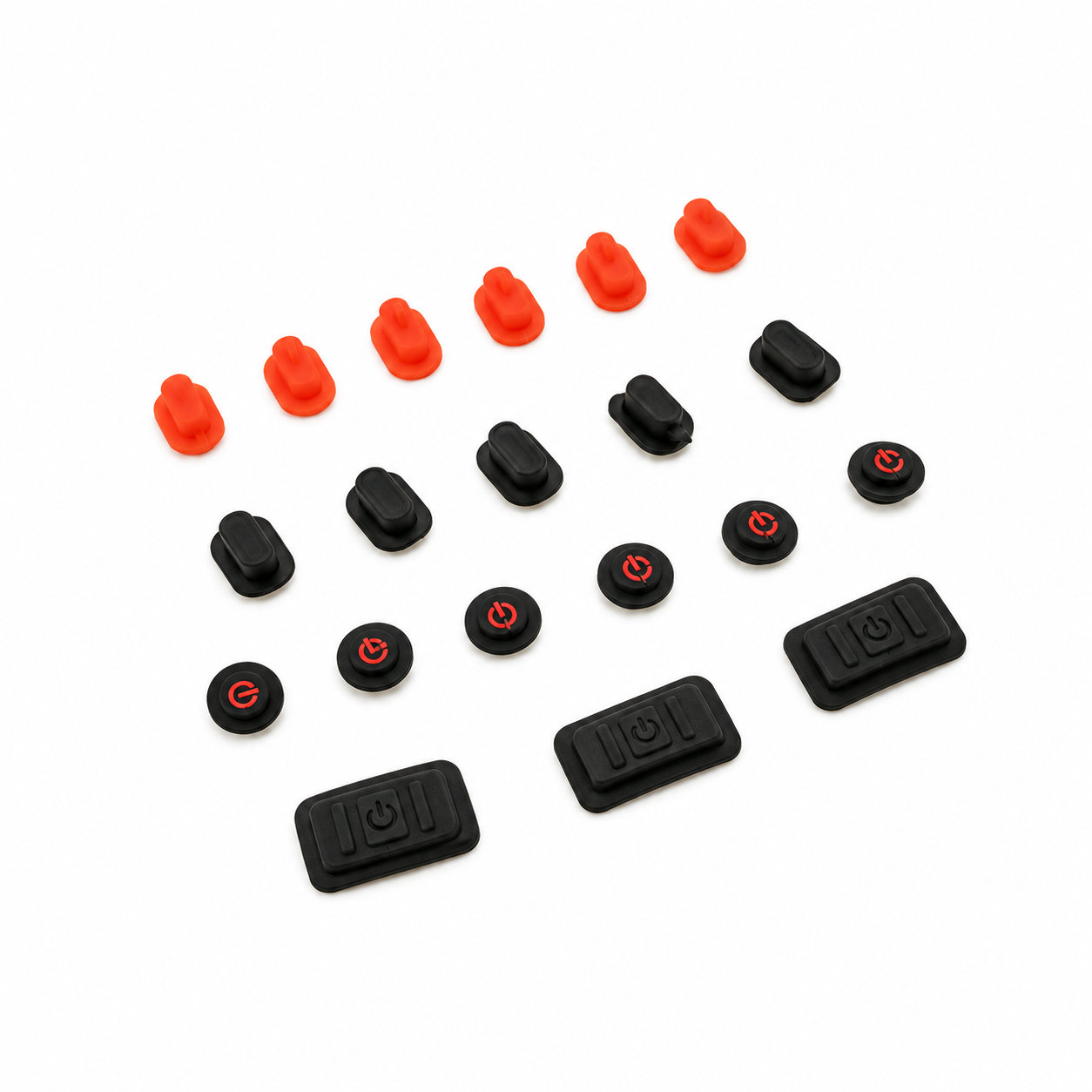 small silicone key buttons/mini rubber switch push buttons
