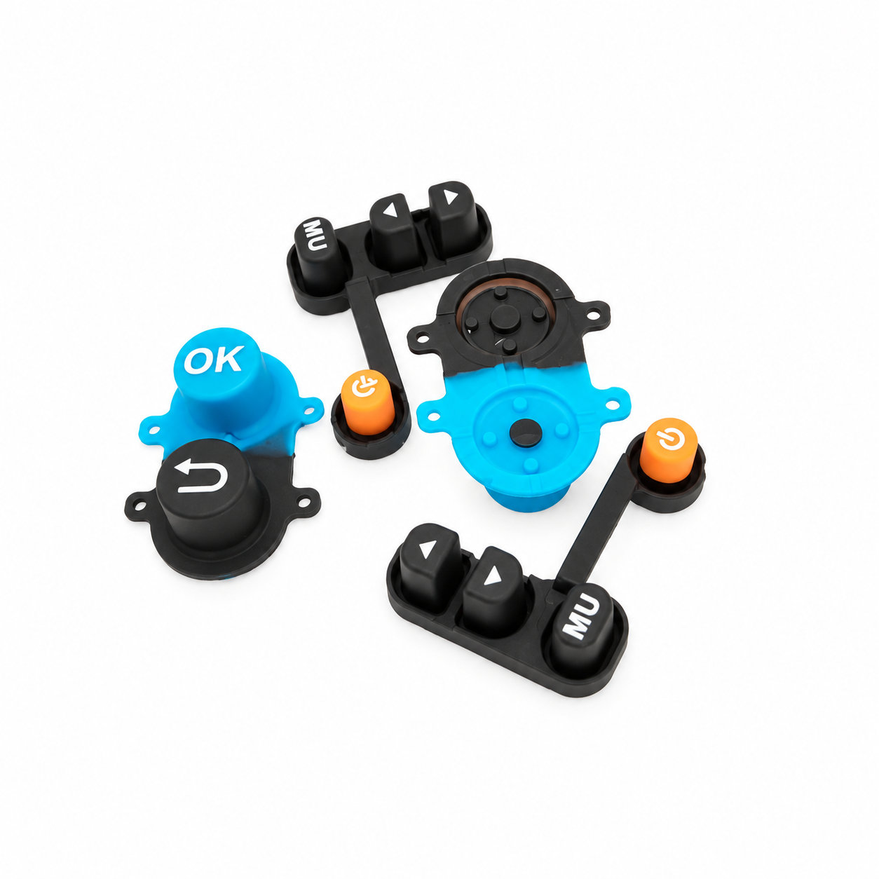 small single key buttons/rubber silicone switch push buttons
