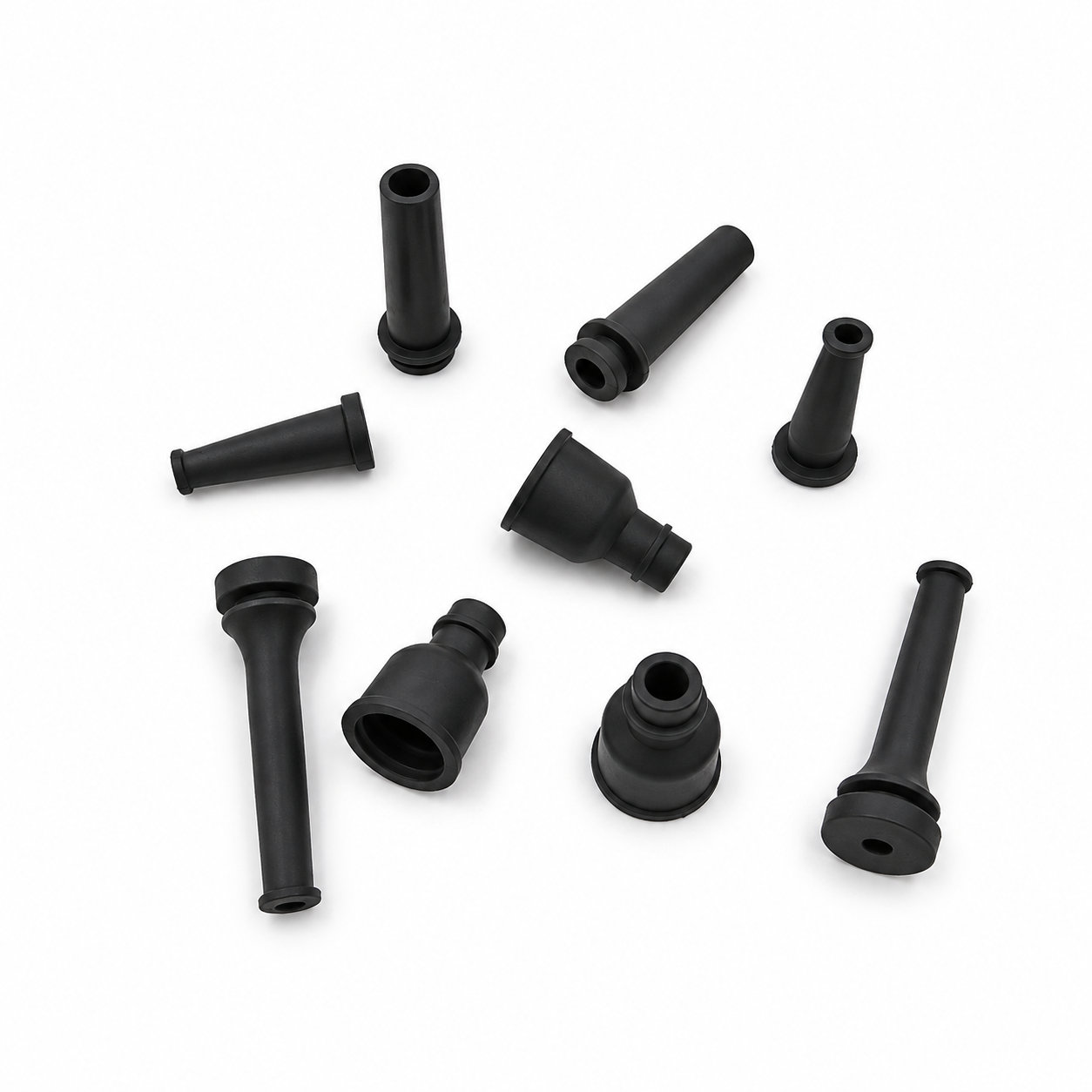 Silicone rubber tube wear resistant rubber cable sleeve, grommet