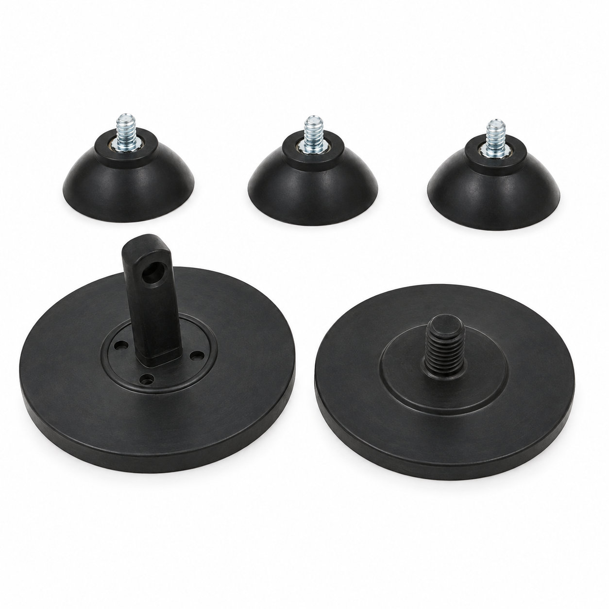 Industrial heavy duty threaded rubber suction cup