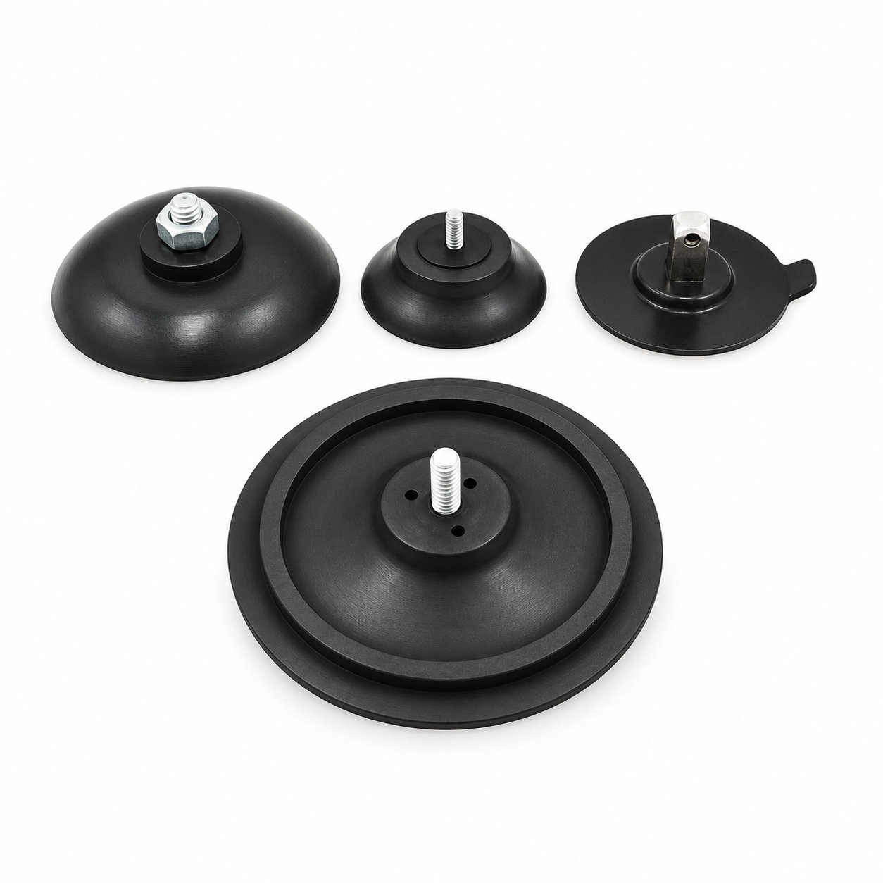 M4 M8 M10 screw thread plastic nut suction cup