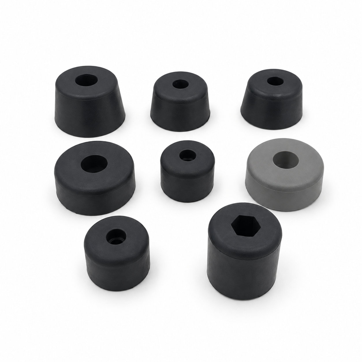 Rubber feet for step ladder, rubber bumper for furniture, chairs