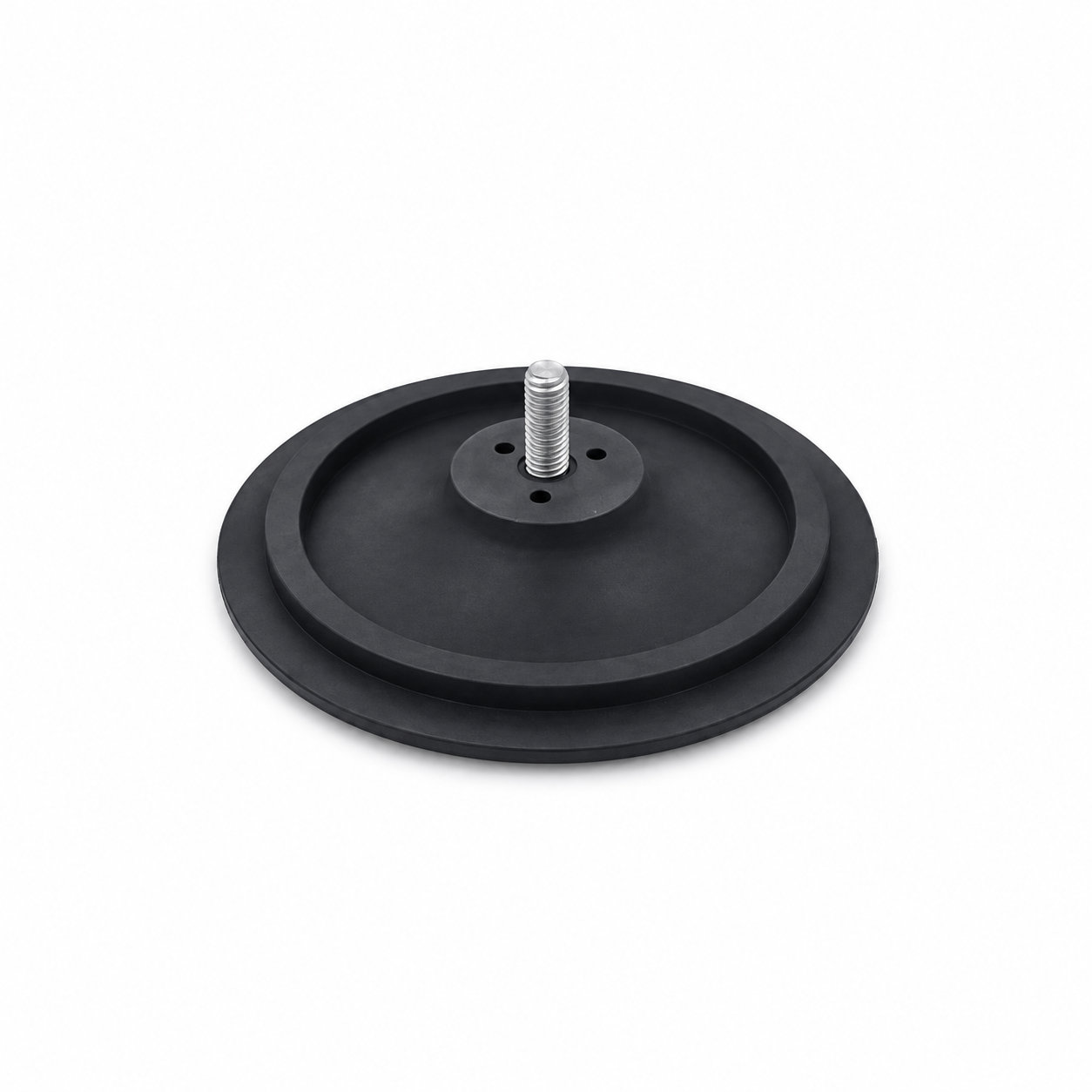 Custom made rubber suction cup feet with screw