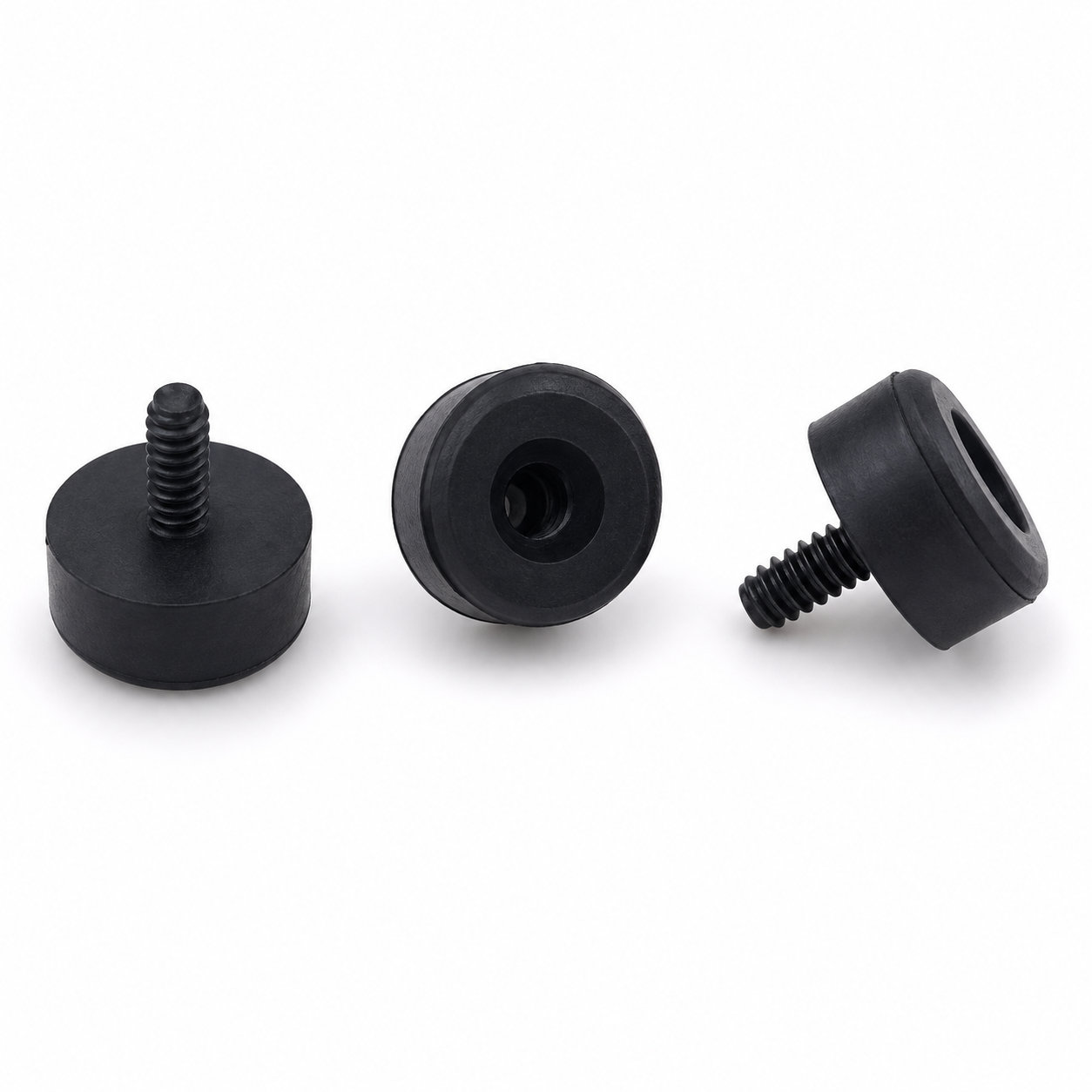 Rubber vibration damping, rubber damper mount