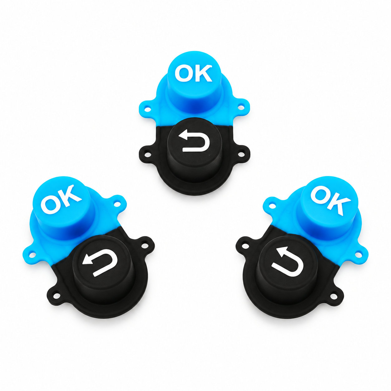 Good touch feeling custom made rubber button silicone keypad