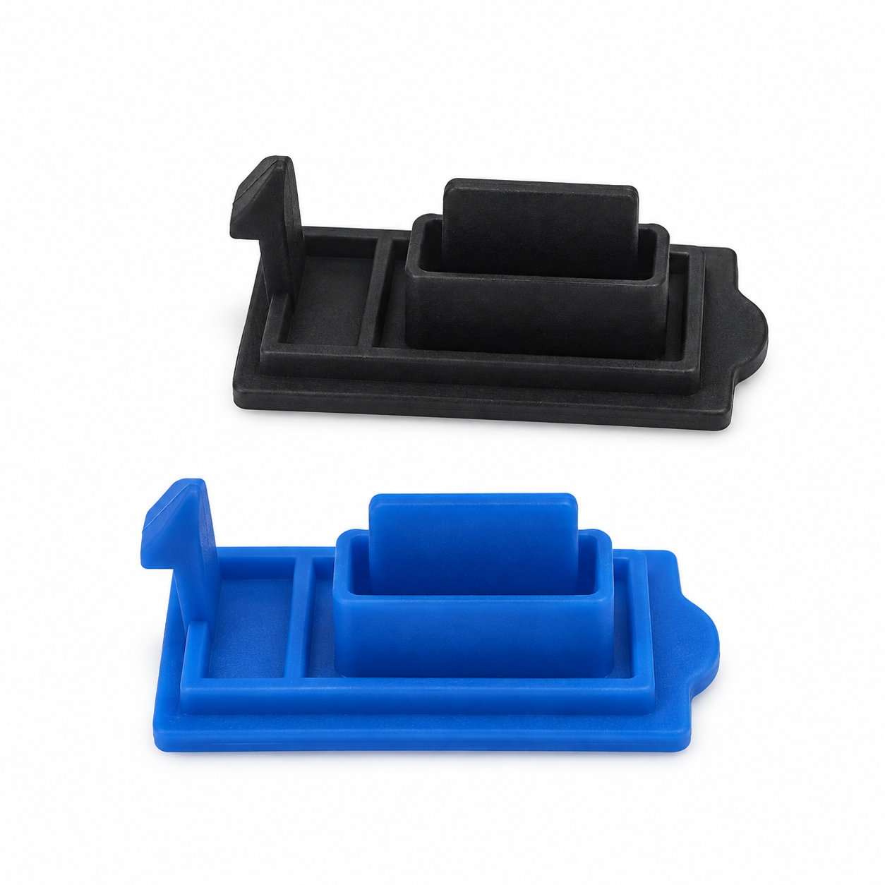 Custom made silicone protective caps for USB