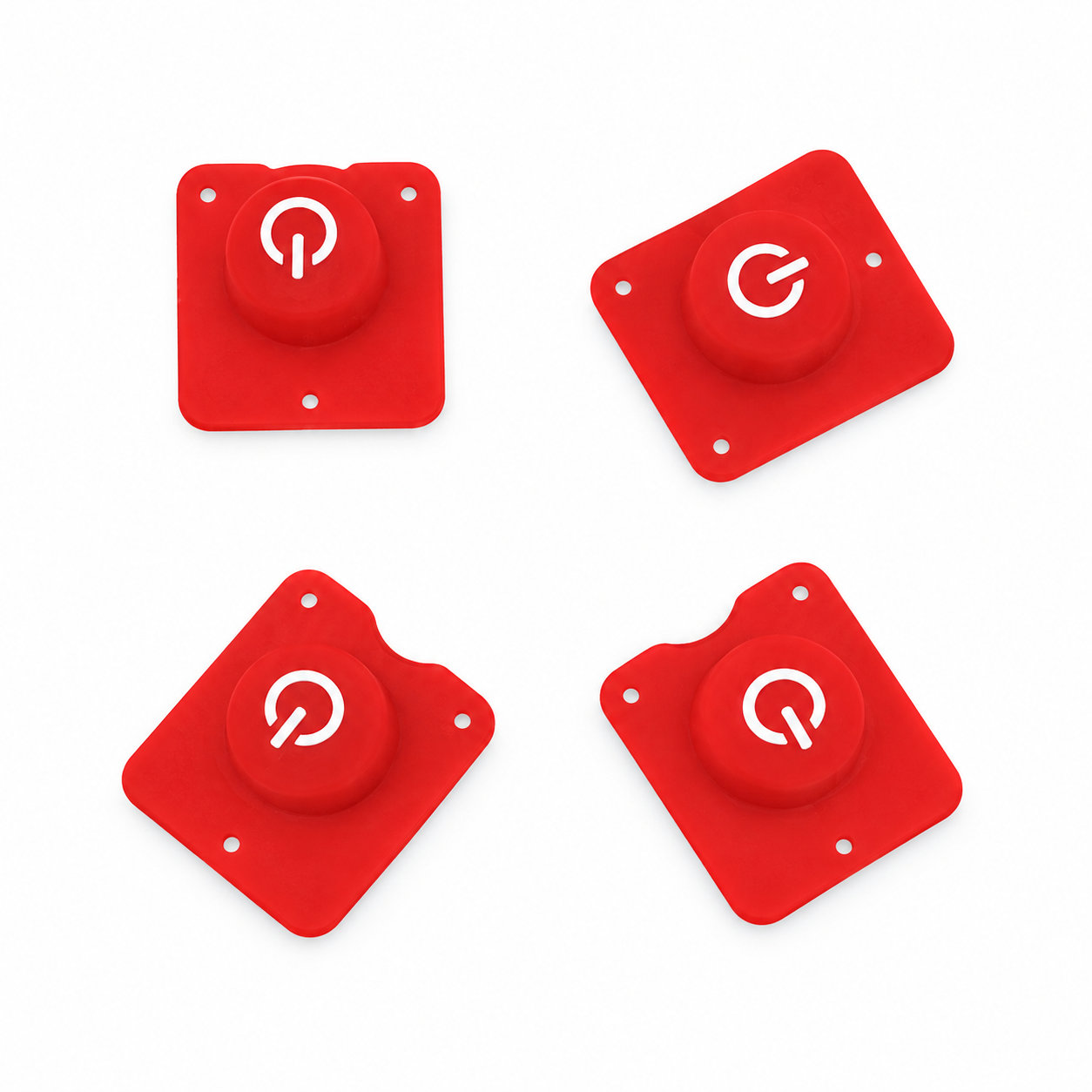 Custom made silicone rubber button elastomer keypad