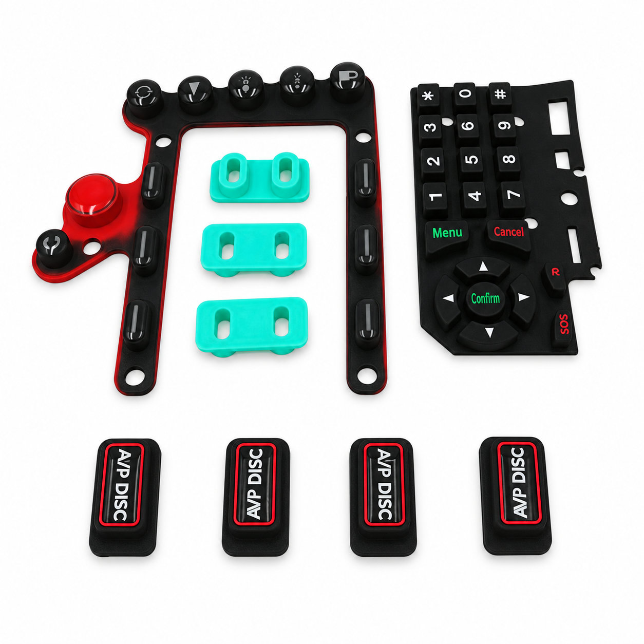 Custom silicone rubber keypads cover for laptops computer