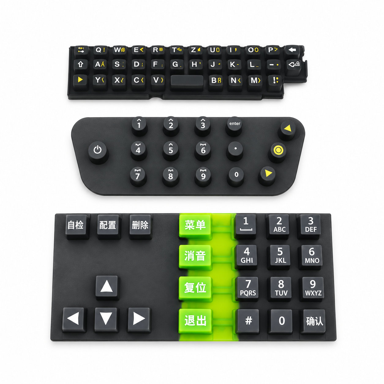 China wholesale silicone rubber numeric keypad manufacturers