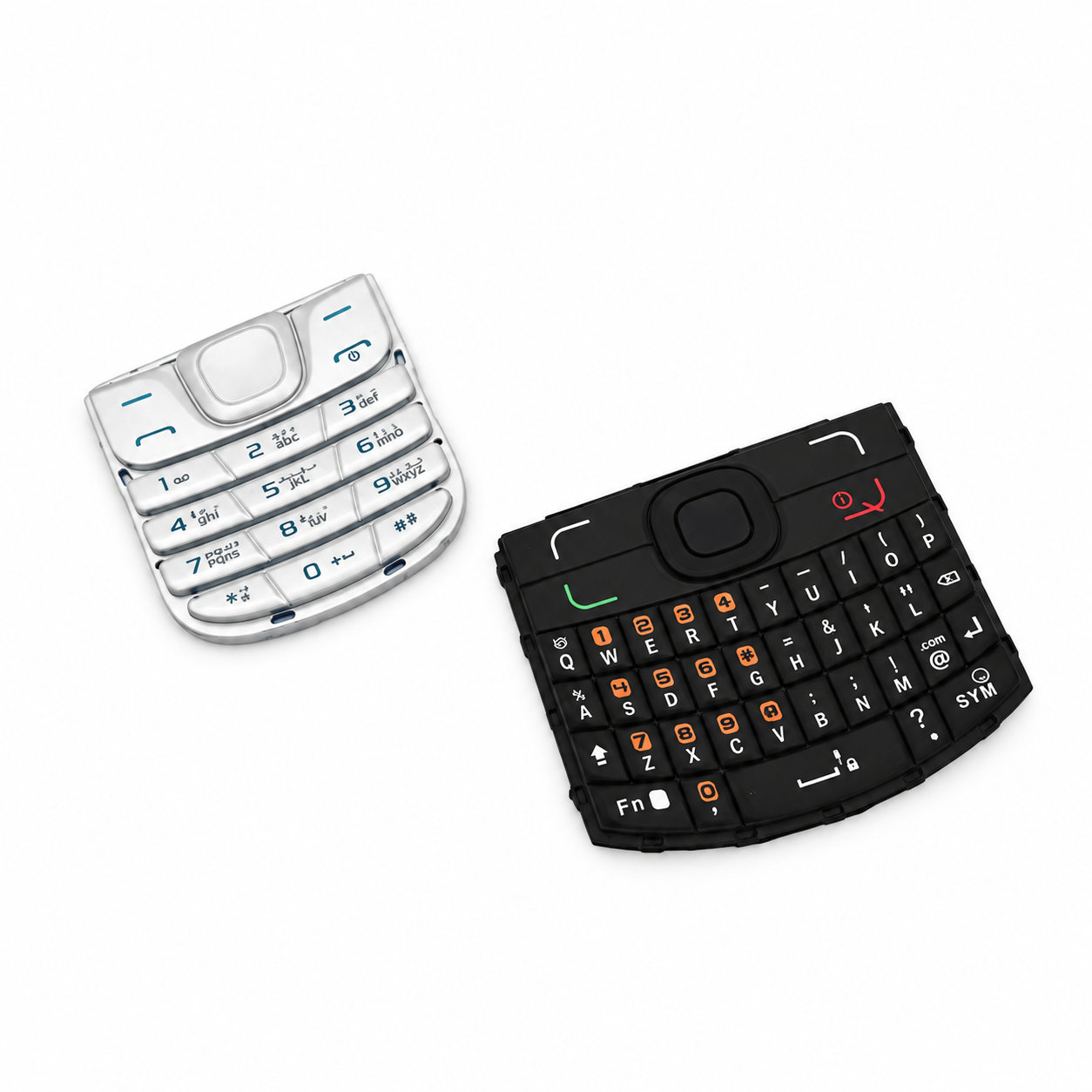 Custom made silicone rubber keypad cover for mobile phone