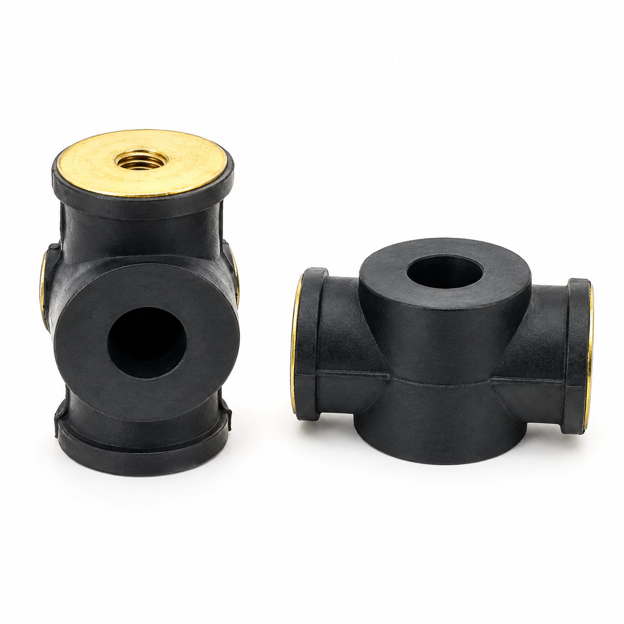 Custom small rubber mounts/EPDM buffer with metal parts