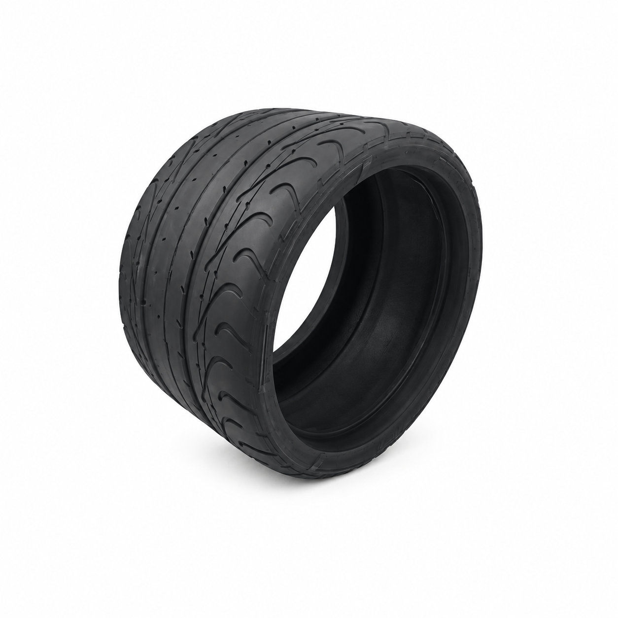 Molded scalextric tires for toy rubber wheels