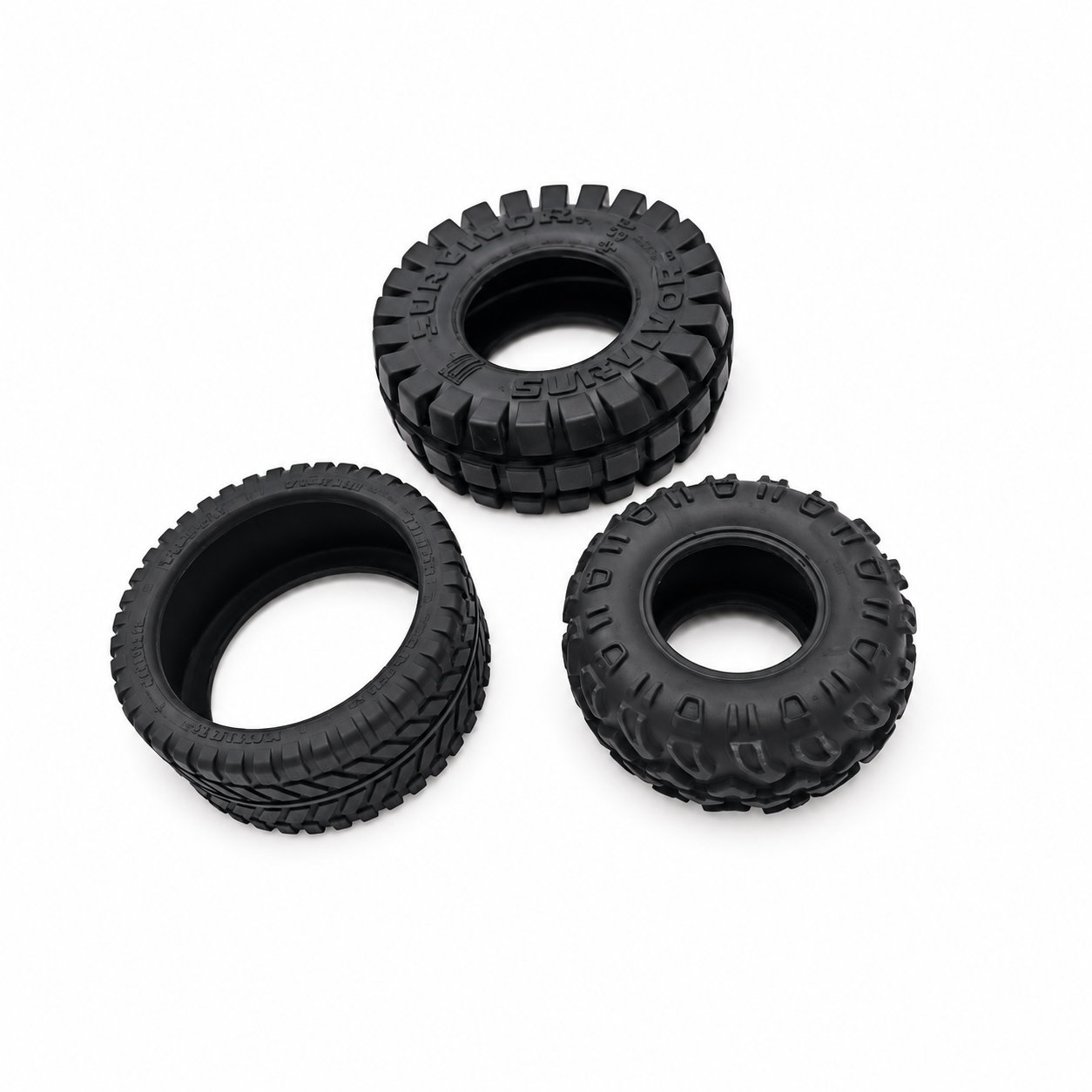 Custom made rubber wheel electric car with rubber tires