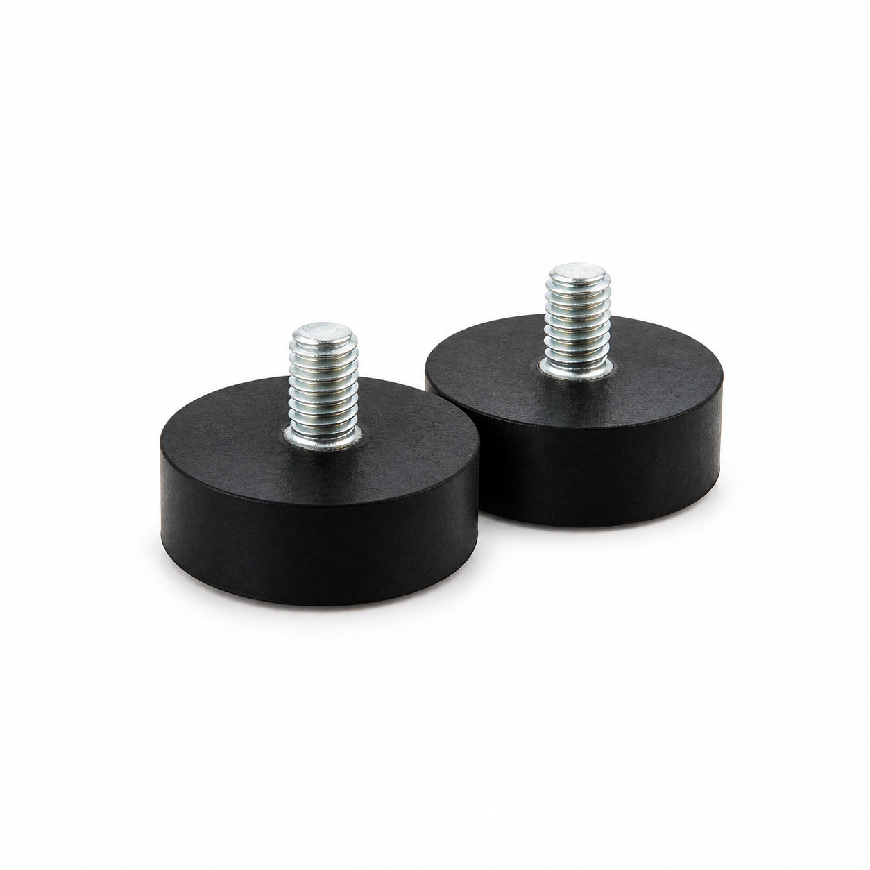 Industrial silicone rubber parts/rubber mounts with M6 screw