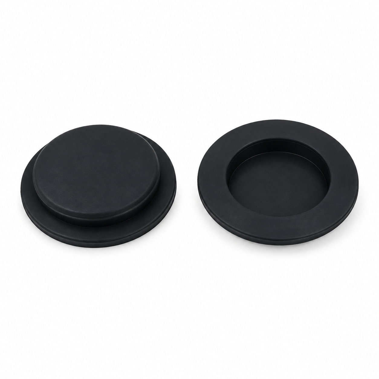 Custom made round silicone rubber end cap