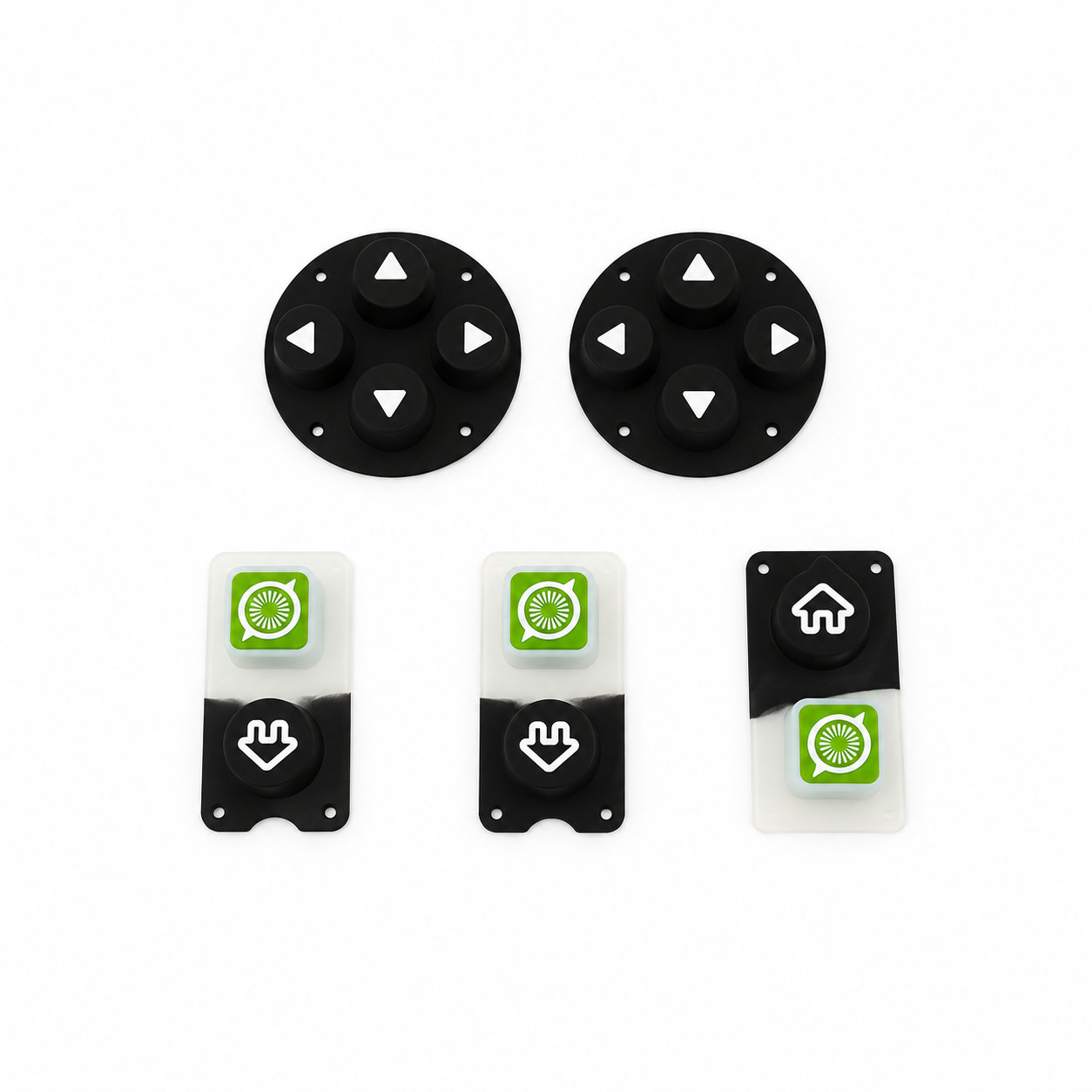 Custom made factory price rubber silicone push button