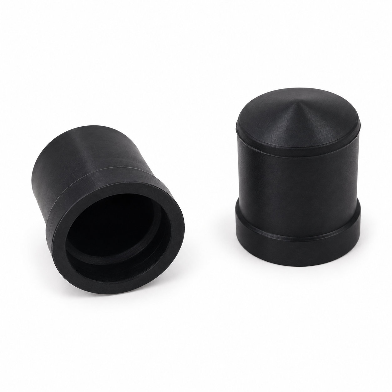 Rubber pipe hose end cap, seal PVC end caps