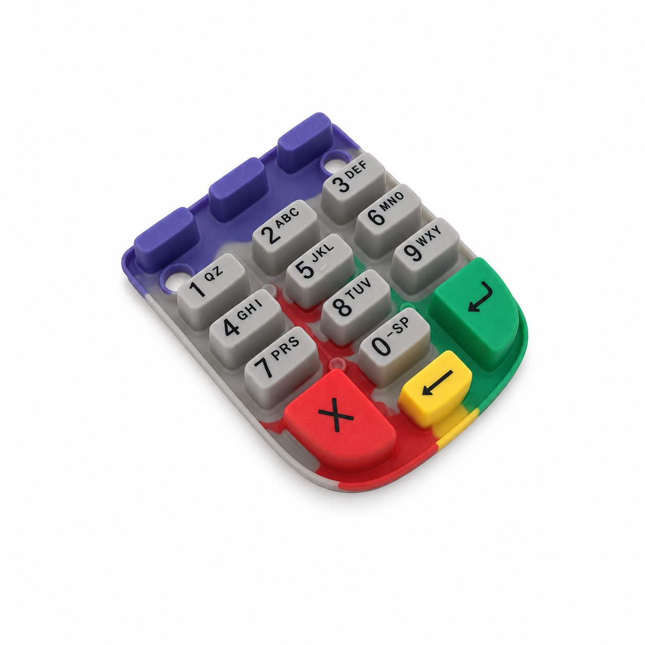 China supplier customized electronic silicone keypad