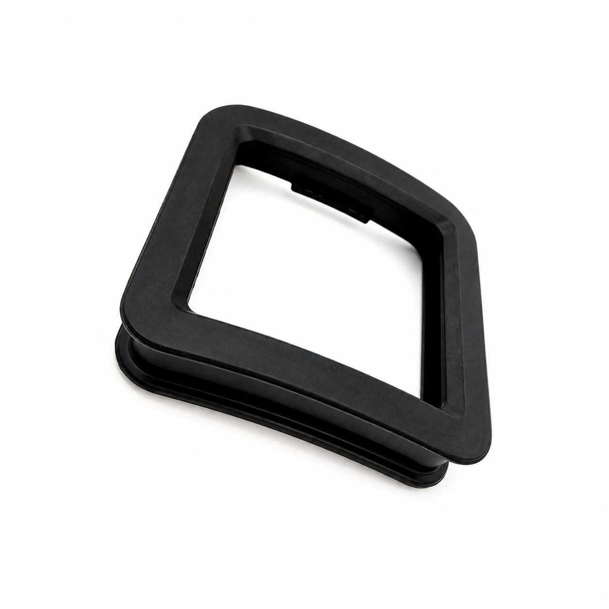 Molded tear-resistant rubber damper/shock-absorber for equipment