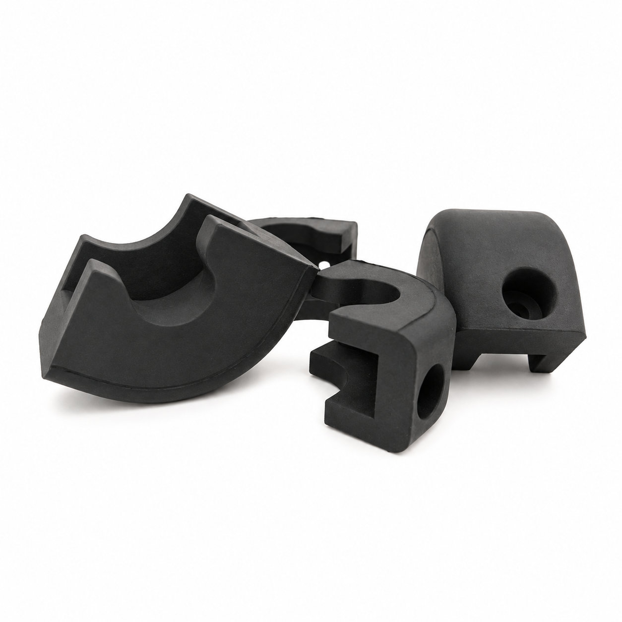 Molded industrial natural rubber feet/bumper for equipment