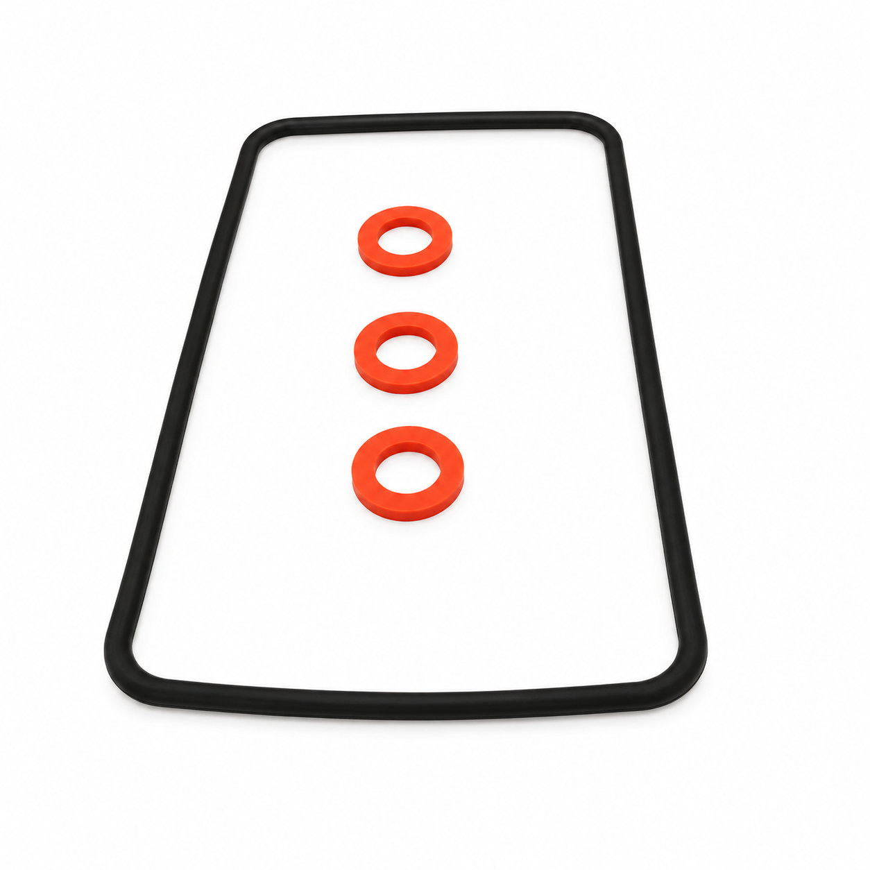 Food grade rubber silicone ring gasket parts for jar lids