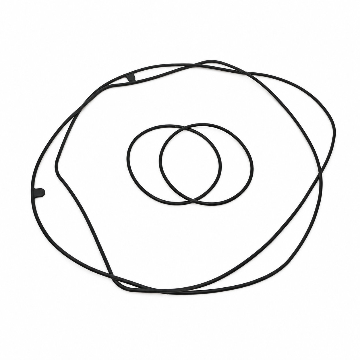 Custom made round flat food grade silicone gasket for jar lids