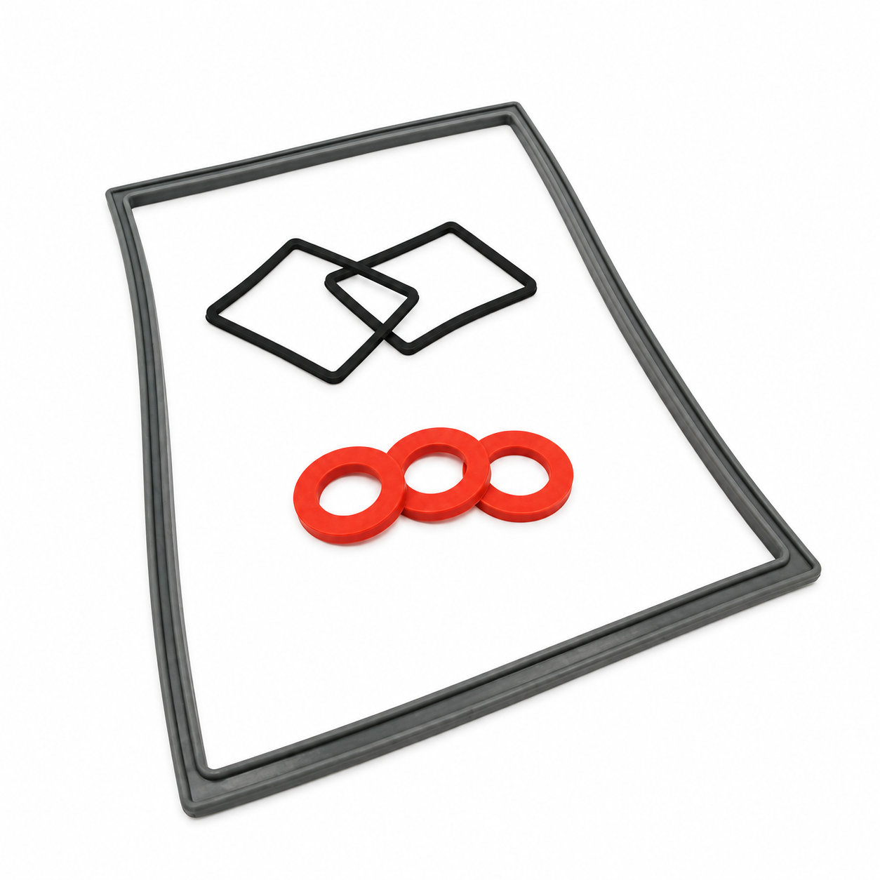 Square seal waterproof rubber gasket neoprene washer