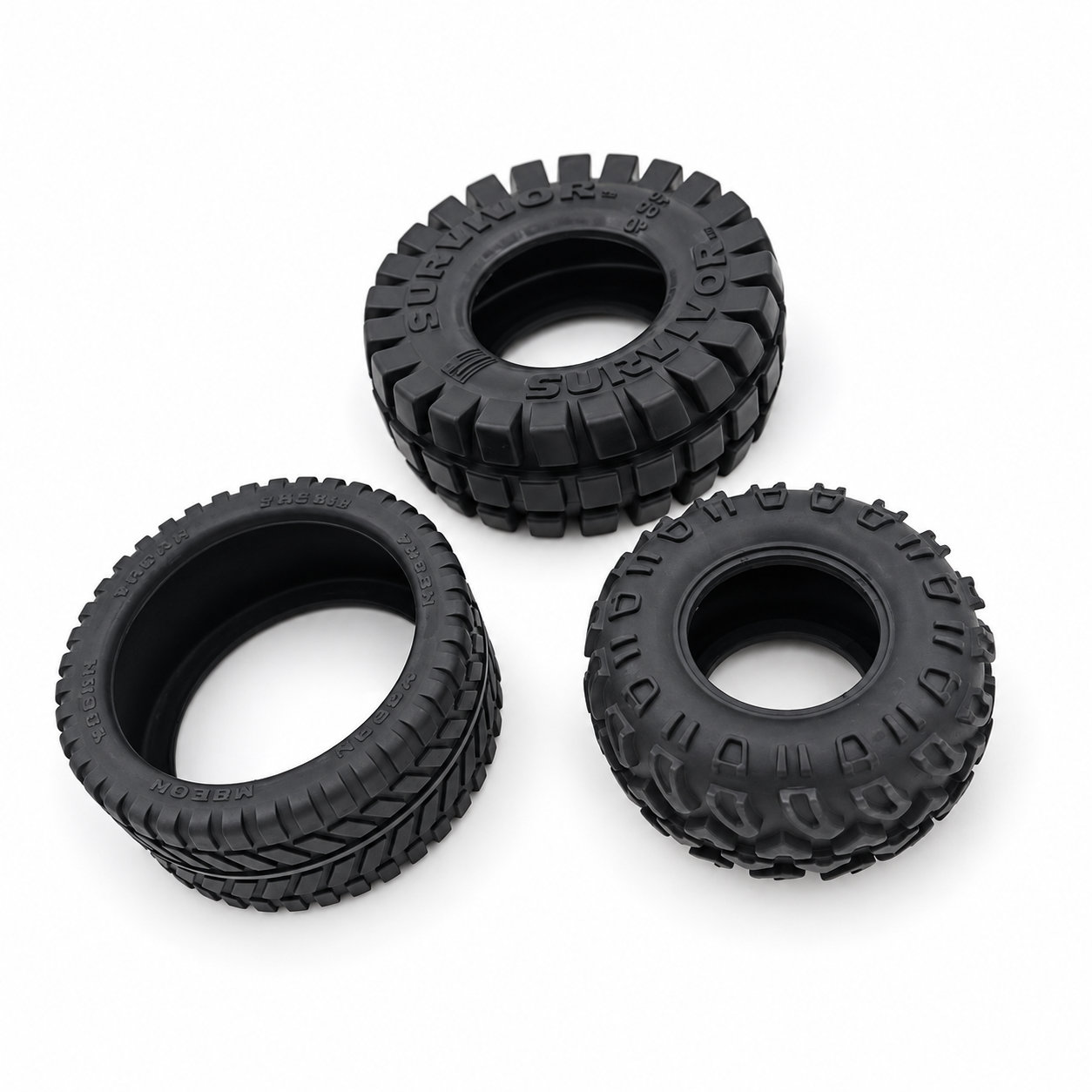 Rubber tires for toy pedal cars, for small toy trucks