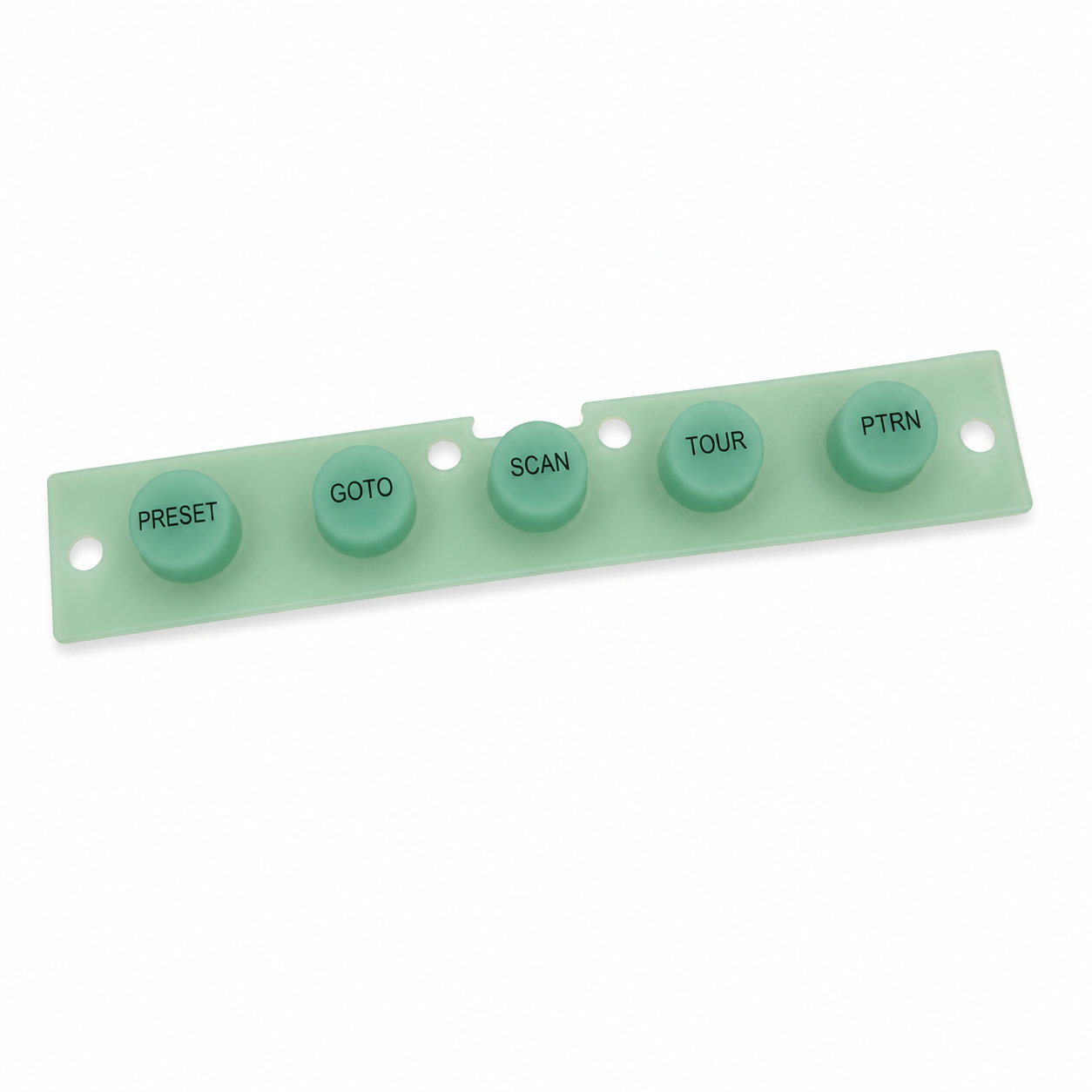 Custom made silicone translucent keypad parts