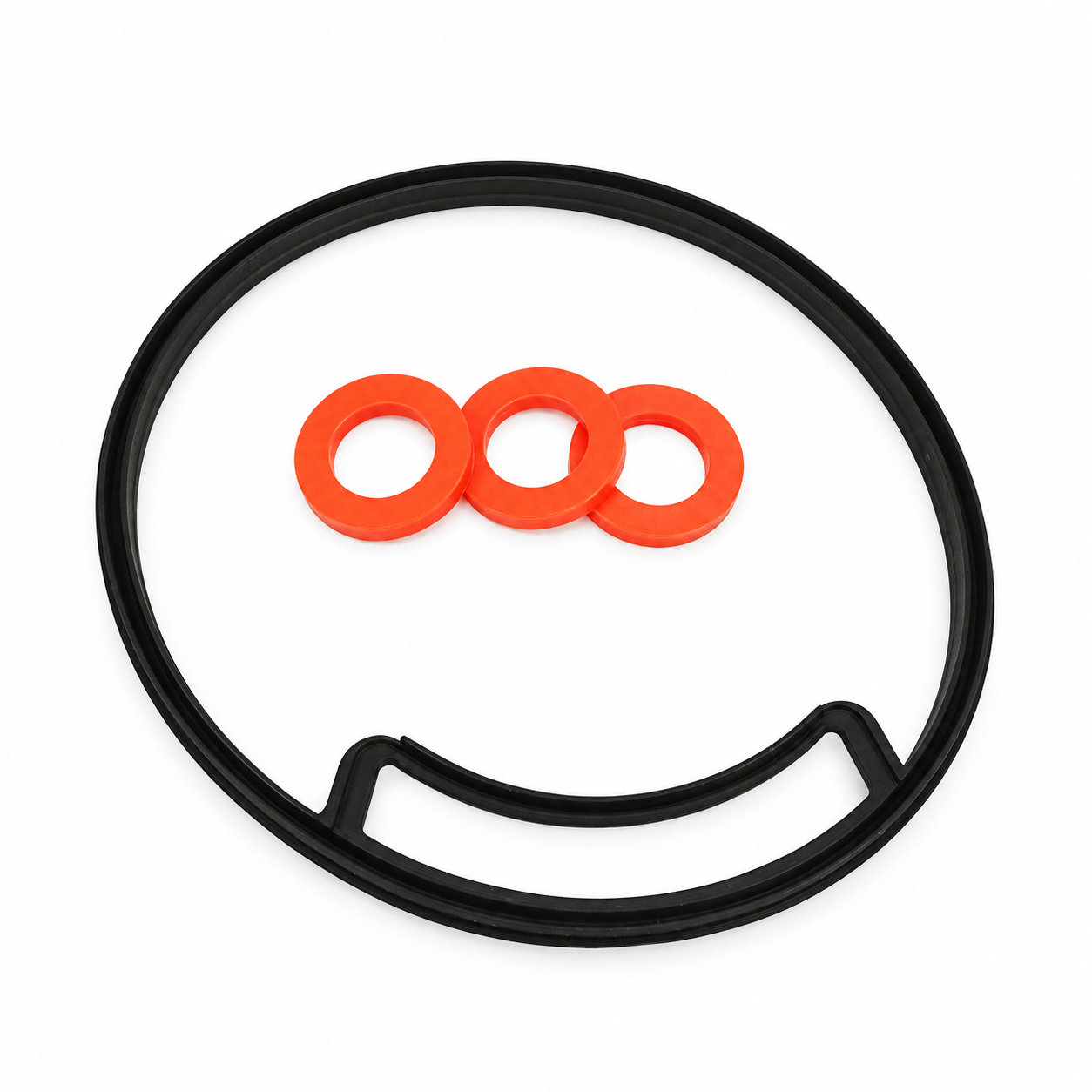 NBR silicone EPDM flexible rubber cover gasket