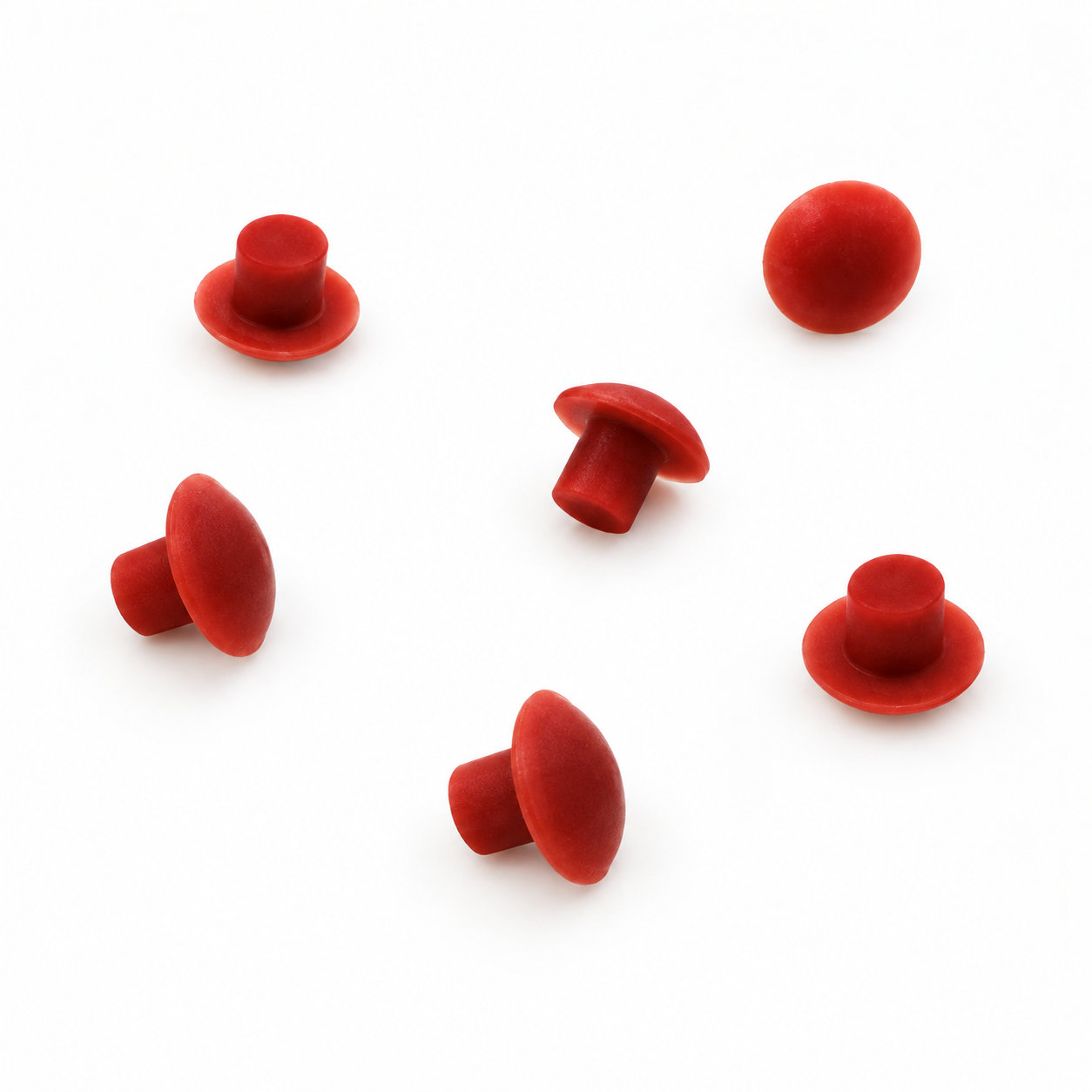 Custom molded waterproof silicone rubber stopper plug