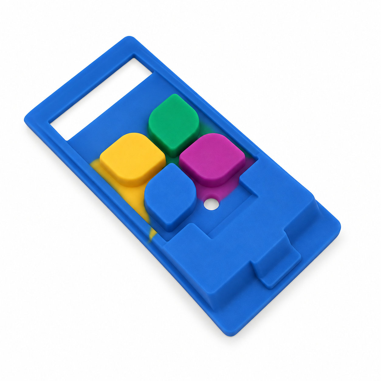 Factory customized colored silicone electronic keypad