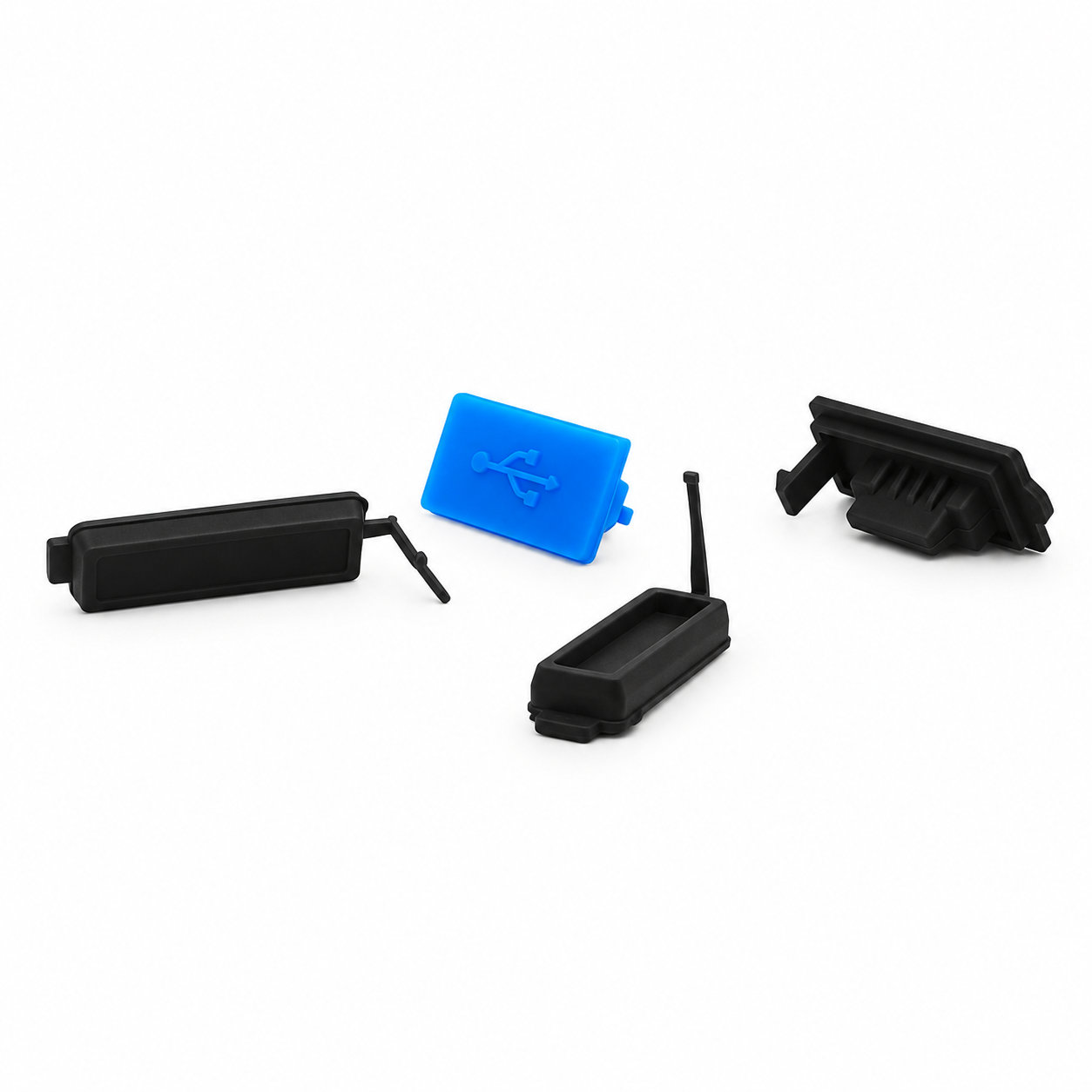 Custom molded USB waterproof rubber cap rubber silicone dust cover